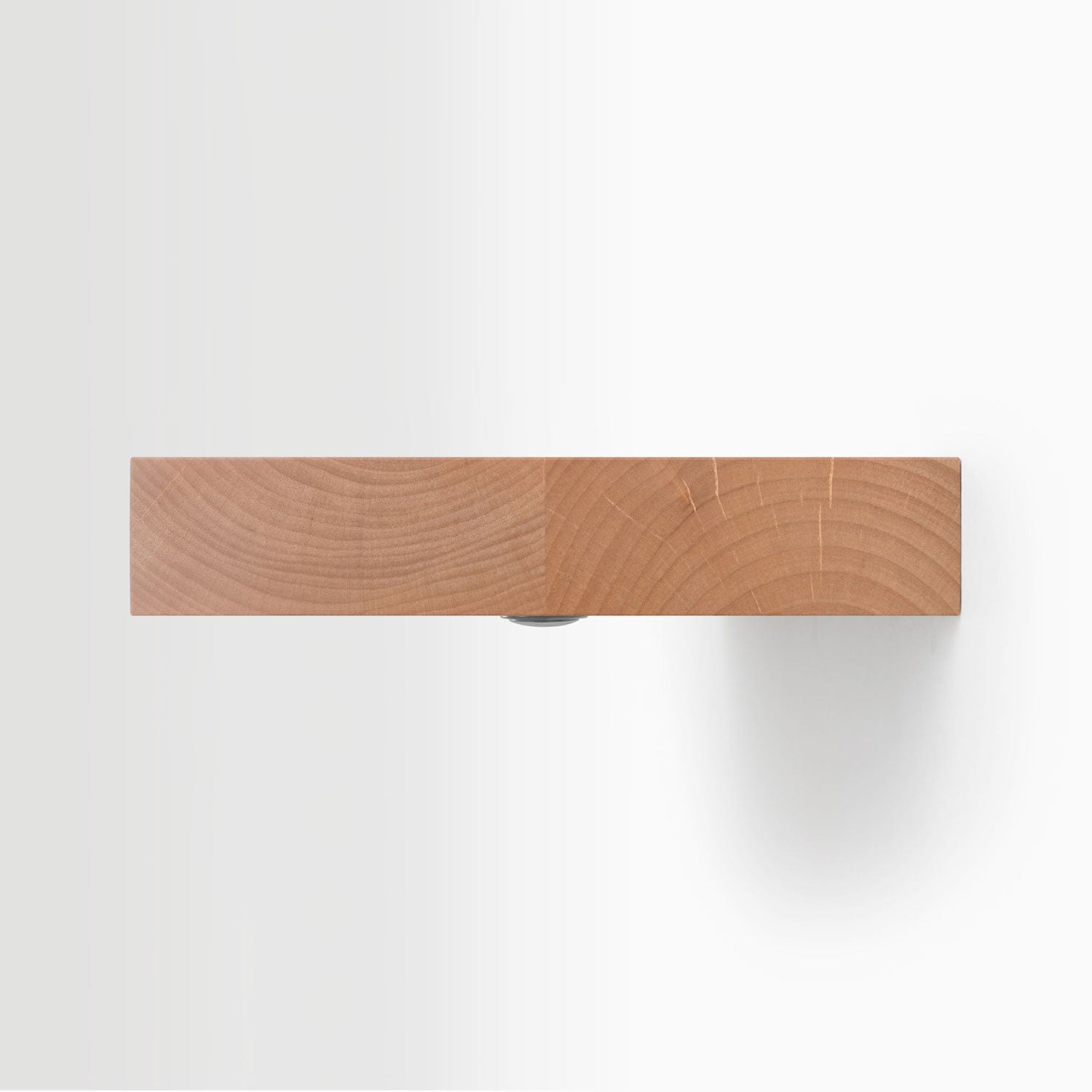 Aksel LED Alder Floating Shelf - Modern Wood Wall Shelf with Built-in Lights for Living Room, Bedroom, or Kitchen Decor