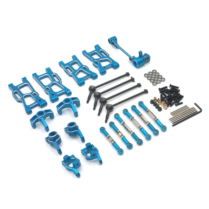 WLTOYS 1/14 & 1/12 Scale RC Car Upgrade Kits - Metal Parts for 144010, 144001, 144002, 124017, 124016, 124018, 124019 Models - Perfect for Off-Road Racing & DIY RC Car Customization