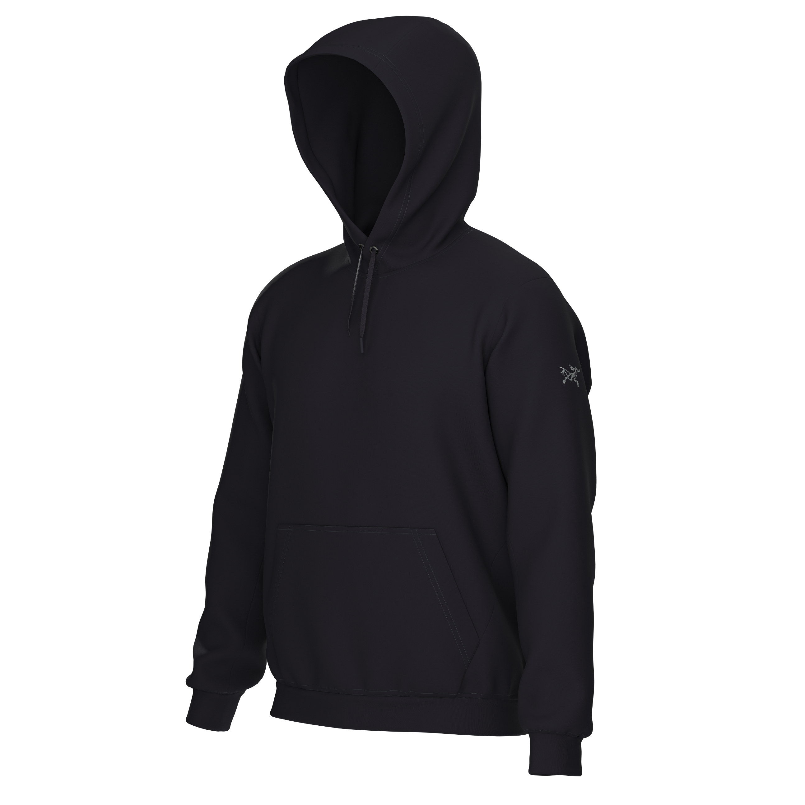 Arc'teryx Men's Emblem Fleece Hoody - Lightweight Warm Zip-Up Fleece Jacket for Hiking & Outdoor Activities