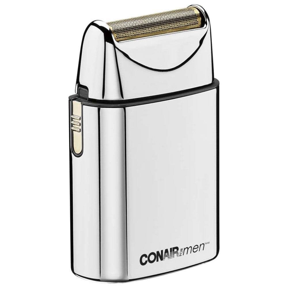 CONAIR SHV10BSC Professional Barber Shop Pro Series Metal Foil Shaver for Men - Electric Razor for Close Shaving & Grooming at Home or Travel