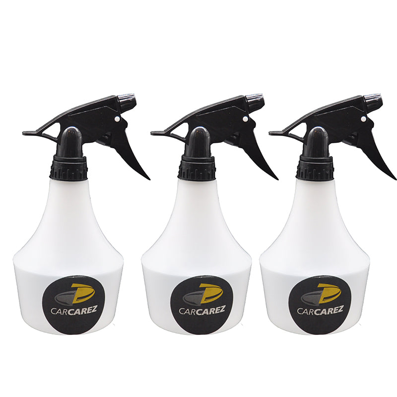 Premium Trigger Sprayer with 16oz Glass Bottle (Pack of 3) - Perfect for Cleaning, Gardening & DIY Home Solutions