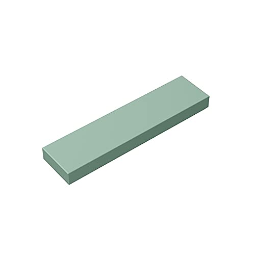 Eske Kouri Gobricks GDS-563 1x4 Tile Building Blocks - 600 PCS Sand Green (048) - Compatible with Lego 2431, 91143 & Major Brick Brands - Perfect for DIY Projects, MOC Creations & Technical Building