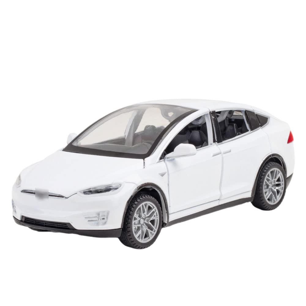 1:32 Scale Die-Cast Alloy Car Model with Simulated Sound & Light, Pull Back Function & Openable Doors - Collectible Toy for Adults & Kids, Perfect for Christmas Gifts, Birthday Presents, and Car Hobby Displays