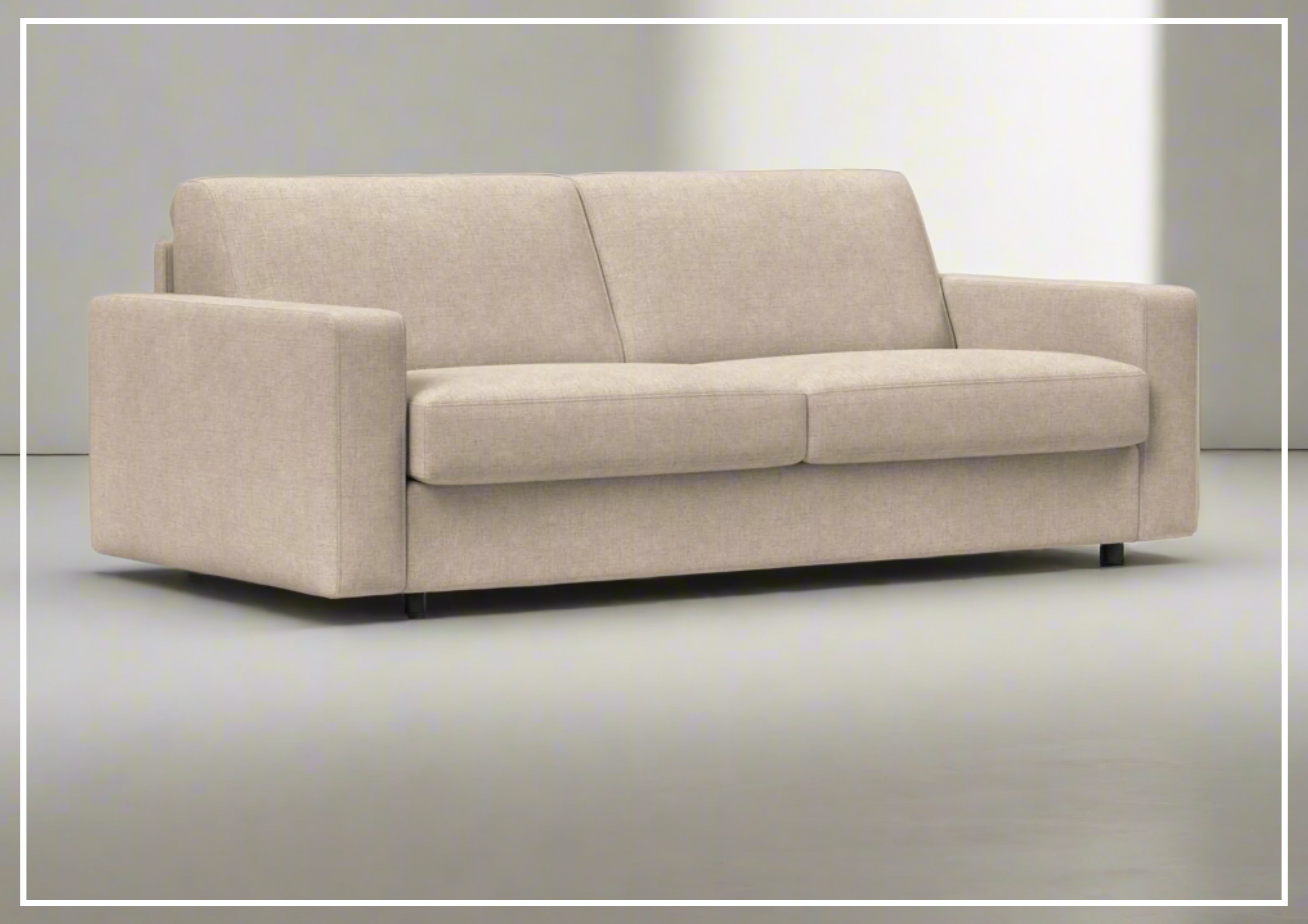 Innovation Living Carnell Fabric 2-Seater Queen Size Sofa Bed - Convertible Sleeper Sofa for Small Spaces, Guest Room & Apartment Living
