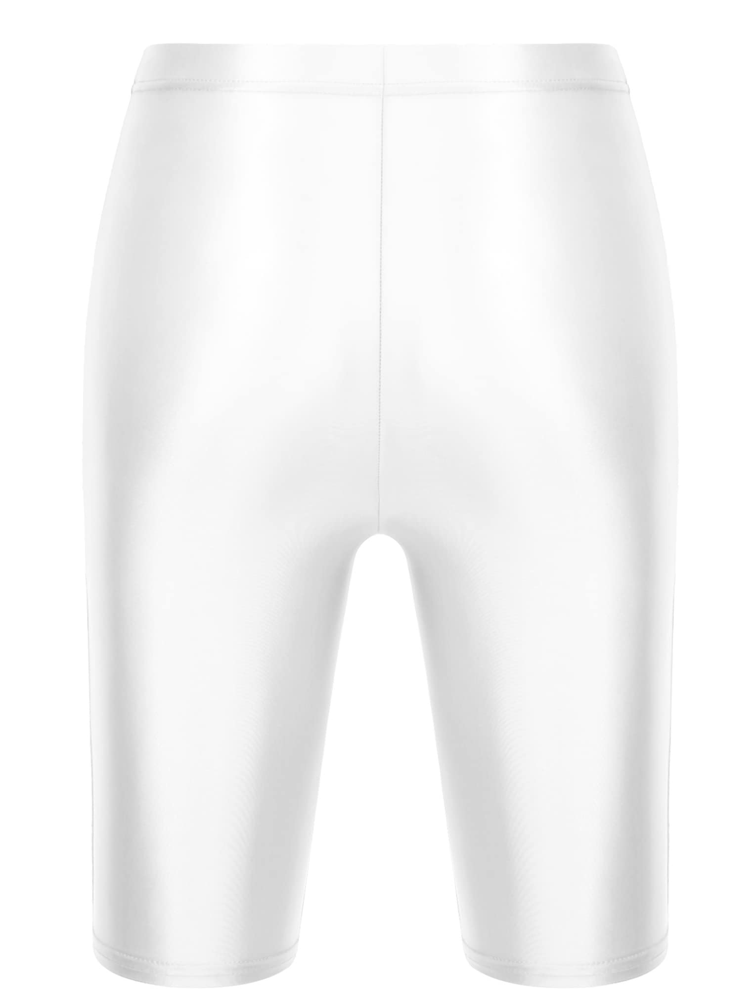 Men's Quick Dry Compression Shorts - Shiny Soft Sports Tight Running Shorts & Swimwear for Gym, Workout, Yoga & Swimming