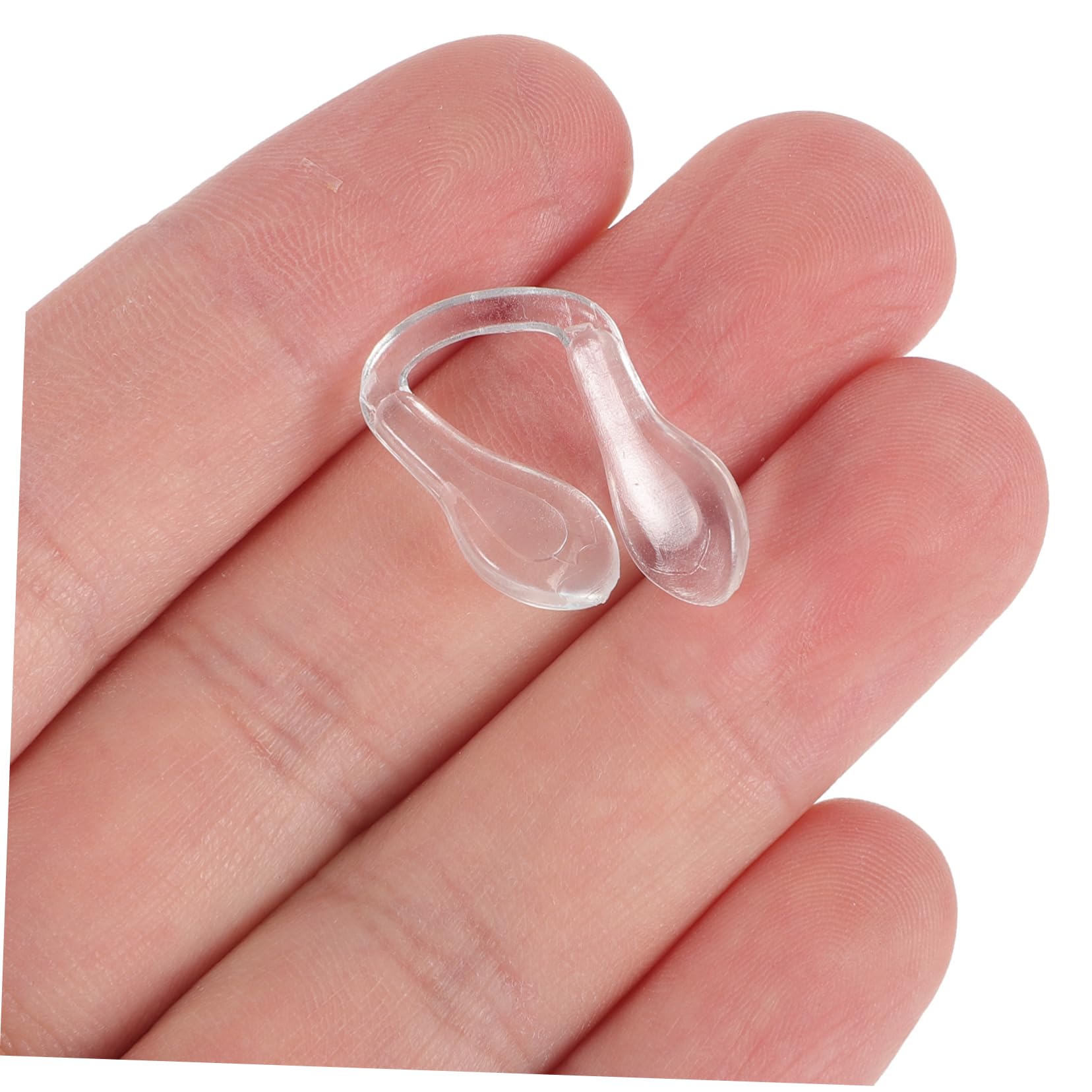 4 Pairs Silicone Nose Pads for Glasses - Soft Comfortable Replacement Nose Cushions for Eyeglasses, Sunglasses - Perfect for Daily Use, Reading, and Outdoor Activities