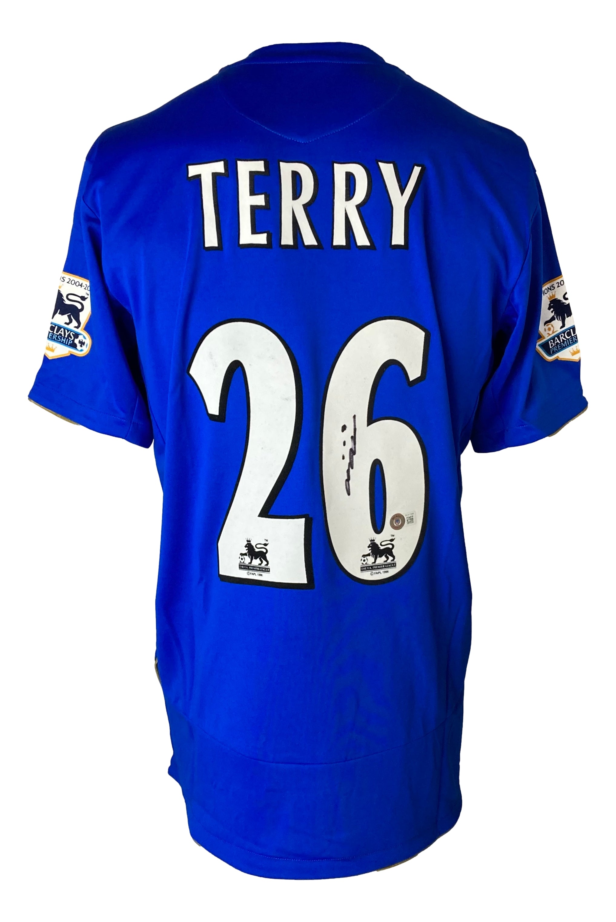 John Terry Autographed Chelsea FC Centenary Soccer Jersey - Authentic Signed Football Shirt - Perfect for Fans, Collectors & Memorabilia Displays