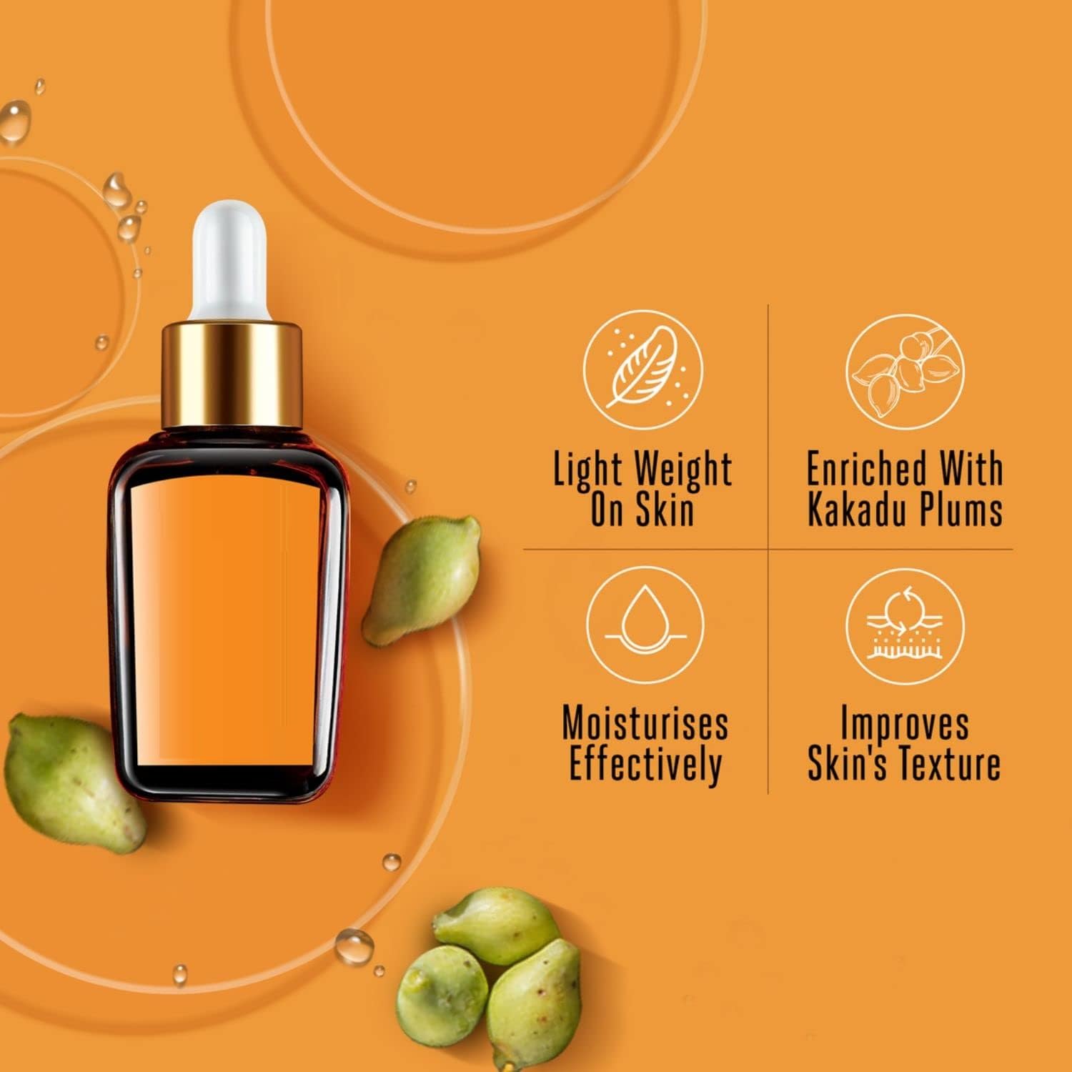 Vitamin C Serum for Face Brightening & Anti-Aging - 30ml Glow Boosting Facial Oil | Perfect for Daily Skincare Routine & Nighttime Skin Repair