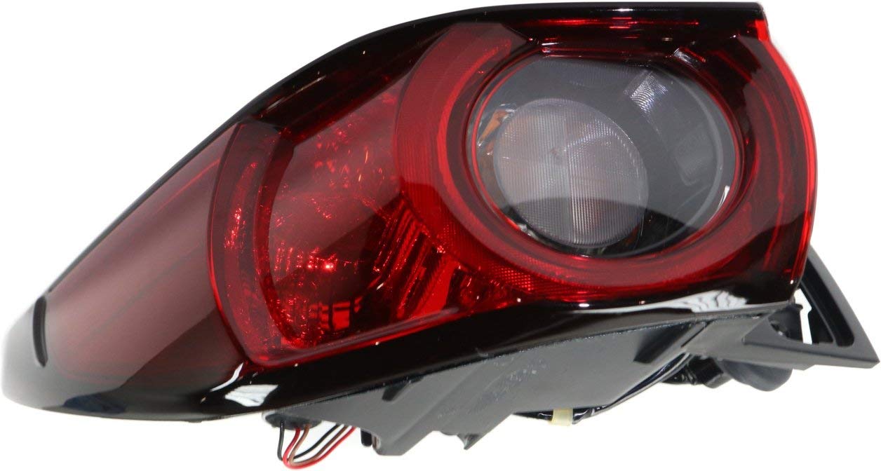 2017-2018 Mazda CX-5 Left Tail Lamp Replacement - Compatible with Part Numbers MA2804125, KB8A51160F, RM73010028 - Perfect for Night Driving & Enhanced Safety