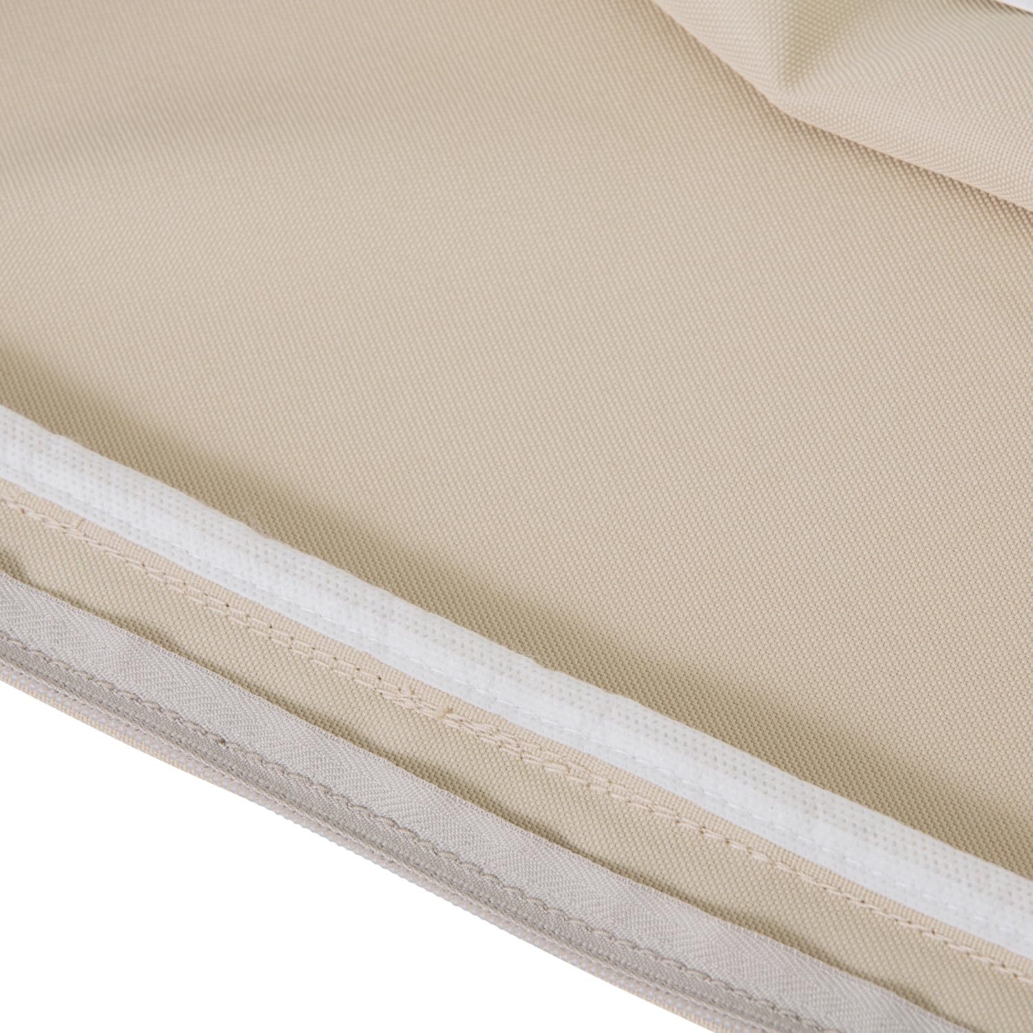 Water-Resistant Patio Lounge Cushion 23x20x4 - Antique Beige for Outdoor Loveseats & Chairs