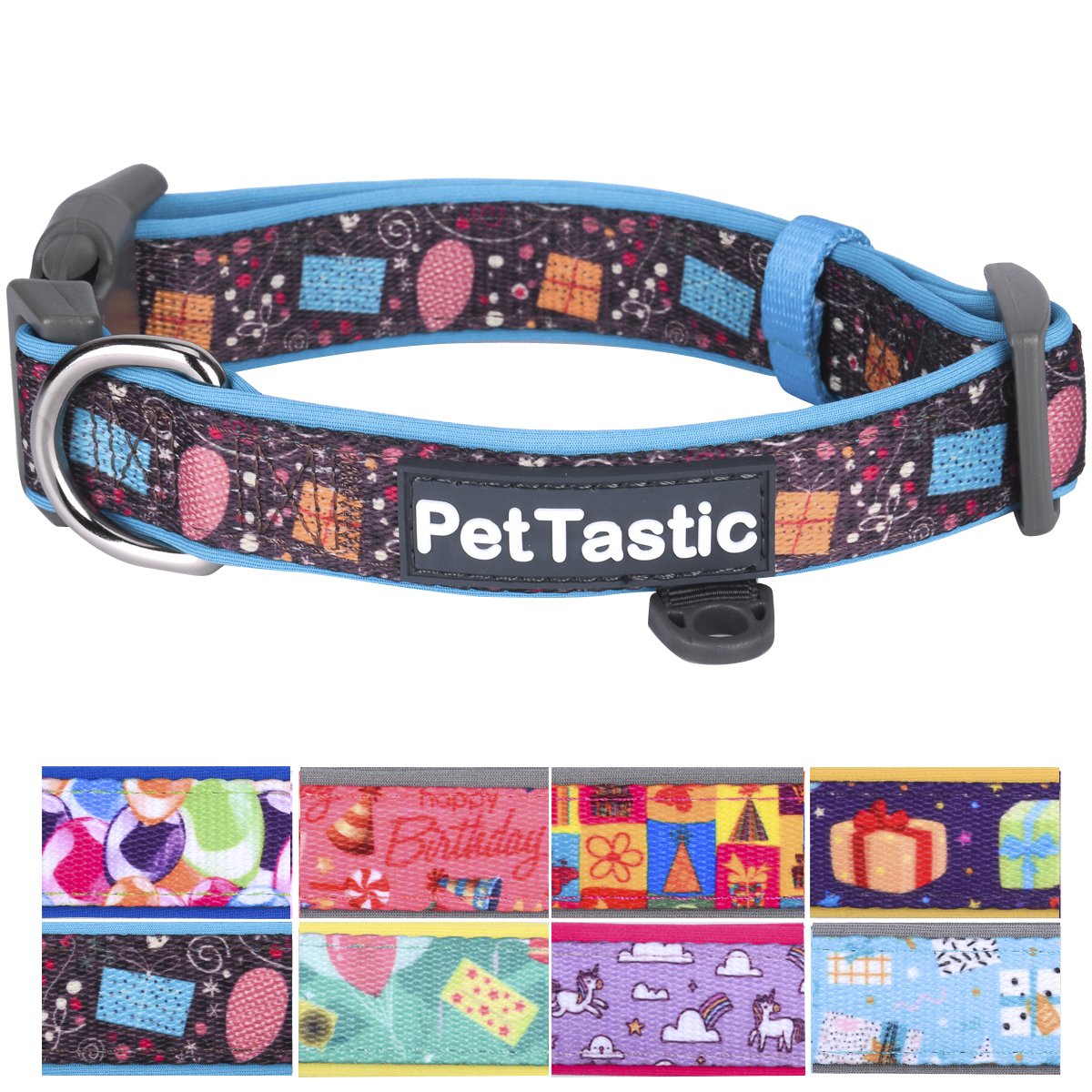 Best Adjustable Small Dog Collar - Durable Soft & Heavy Duty Pet Collar with Cute Birthday Design for Puppies, Adult Dogs - Comfortable for Indoor & Outdoor Use - Perfect for Walks, Training & Gifts - Includes ID Tag Ring