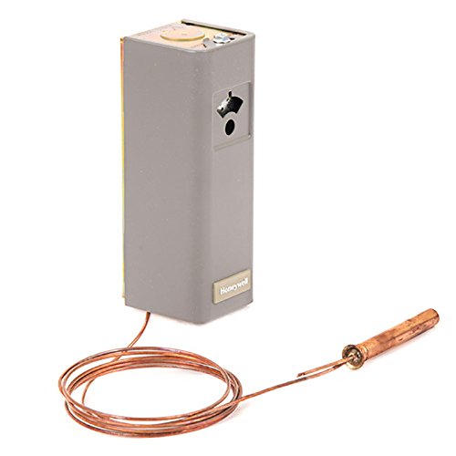Honeywell L6008A1242 Remote Bulb Temperature Controller for Circulator Pump - Perfect for HVAC, Boiler, and Hydronic Heating Systems