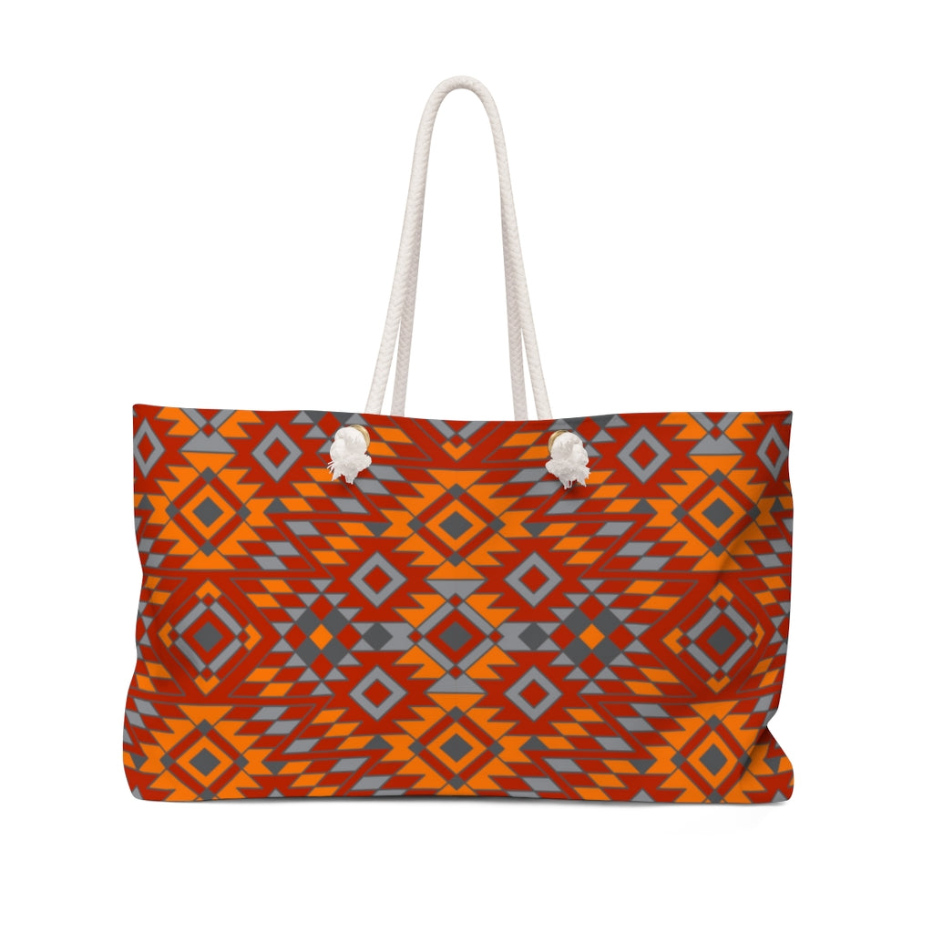 Southwestern Redrock Canyon Weekender Bag - Durable Canvas Polyester Beach Tote for Travel, Gym & Weekend Getaways | Perfect for Camping, Beach Trips & Outdoor Adventures