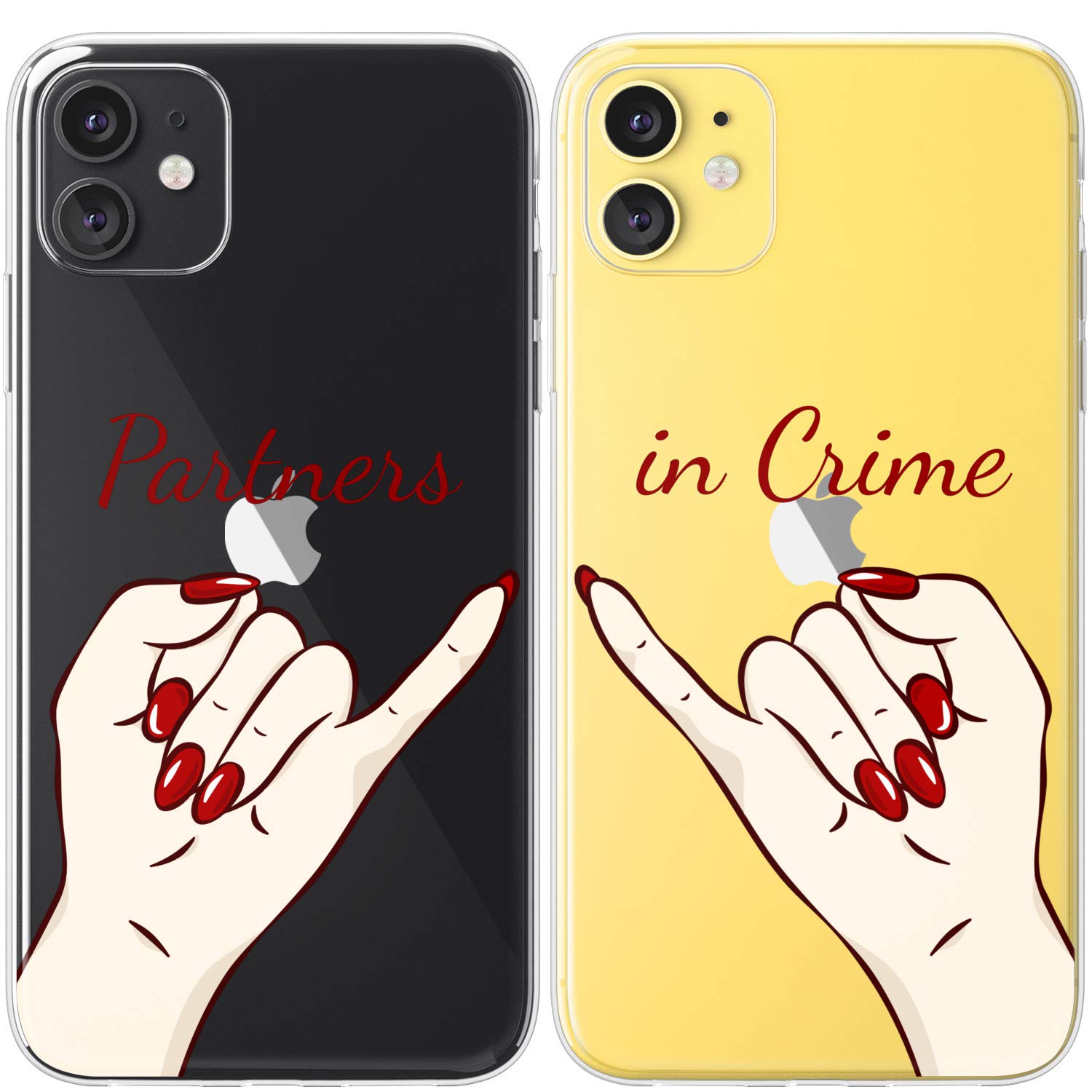 Best Cute Pinky Promise BFFs Matching Phone Cases for iPhone 15 Pro Max/14 Plus/13/12 Mini/11/SE/XS/XR/8/7 - Best Friend Gift for Sisters, Birthday Present, Girly Design for Besties & Partners in Crime (Perfect for Girls' Day Out, Sleepovers & Friendship Celebrations)