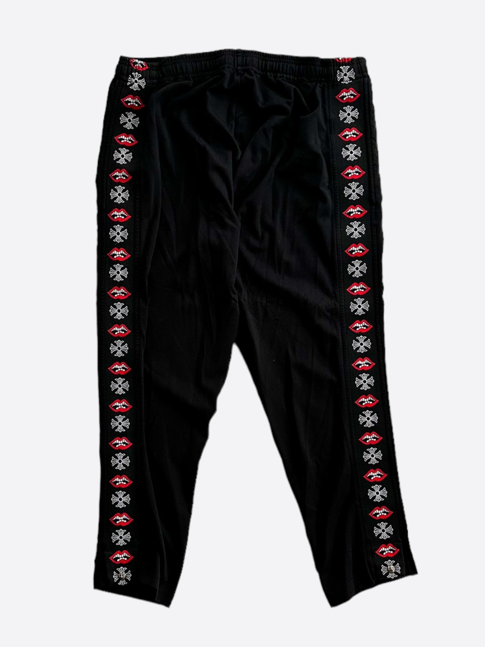 Chrome Hearts Matty Boy Black Chomper Trackpants for Men - Stylish Designer Joggers for Streetwear & Casual Outfits | Perfect for Hip-Hop Fashion, Gym Wear & Lounge Comfort