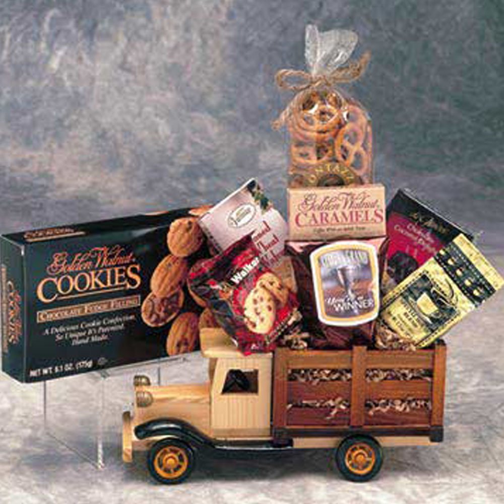 Vintage Antique Truck Model Gift Set - Small Collectible Toy for Office Desk Decor, Home Display, and Executive Gifts