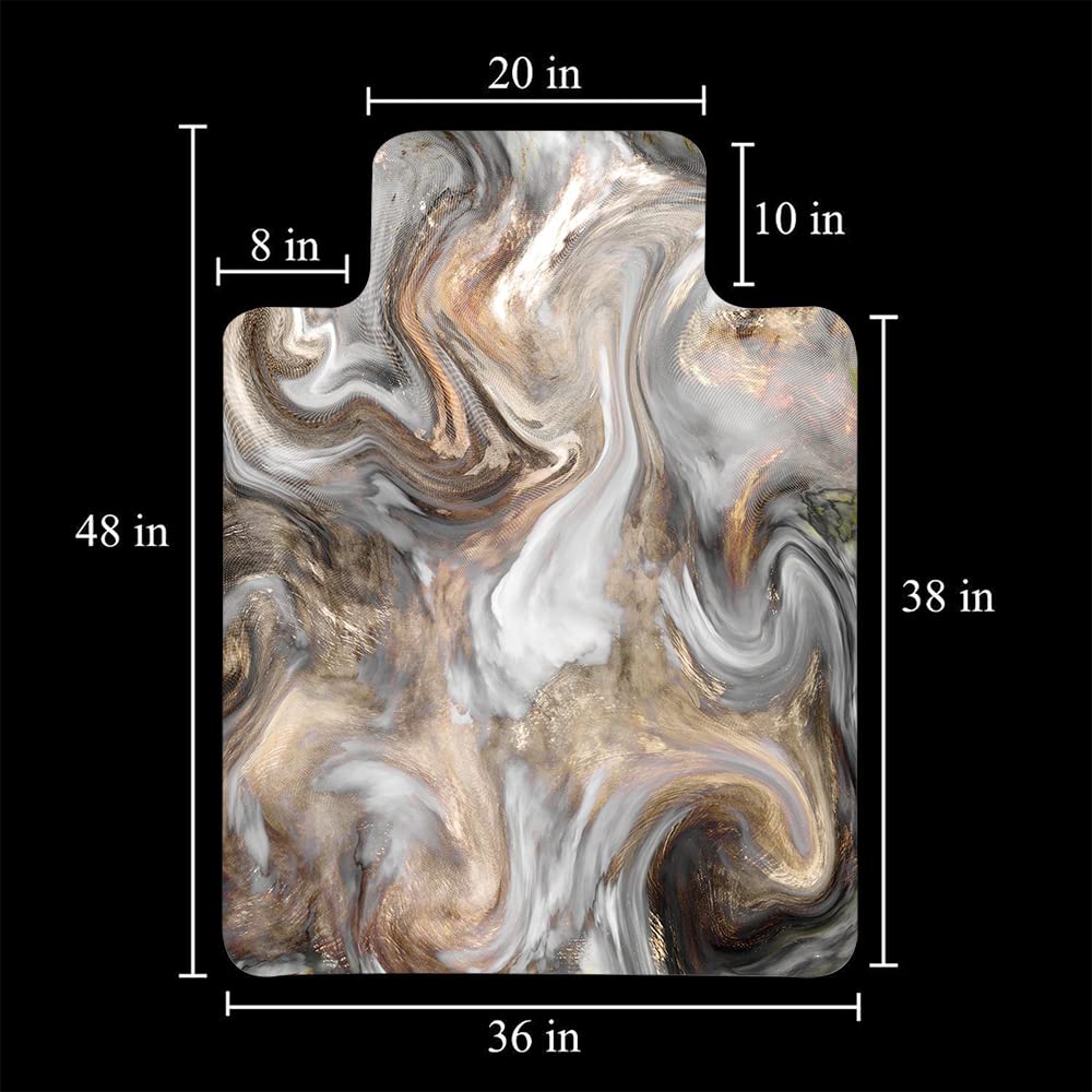 Premium Office Chair Mat for Hardwood Floors - 36