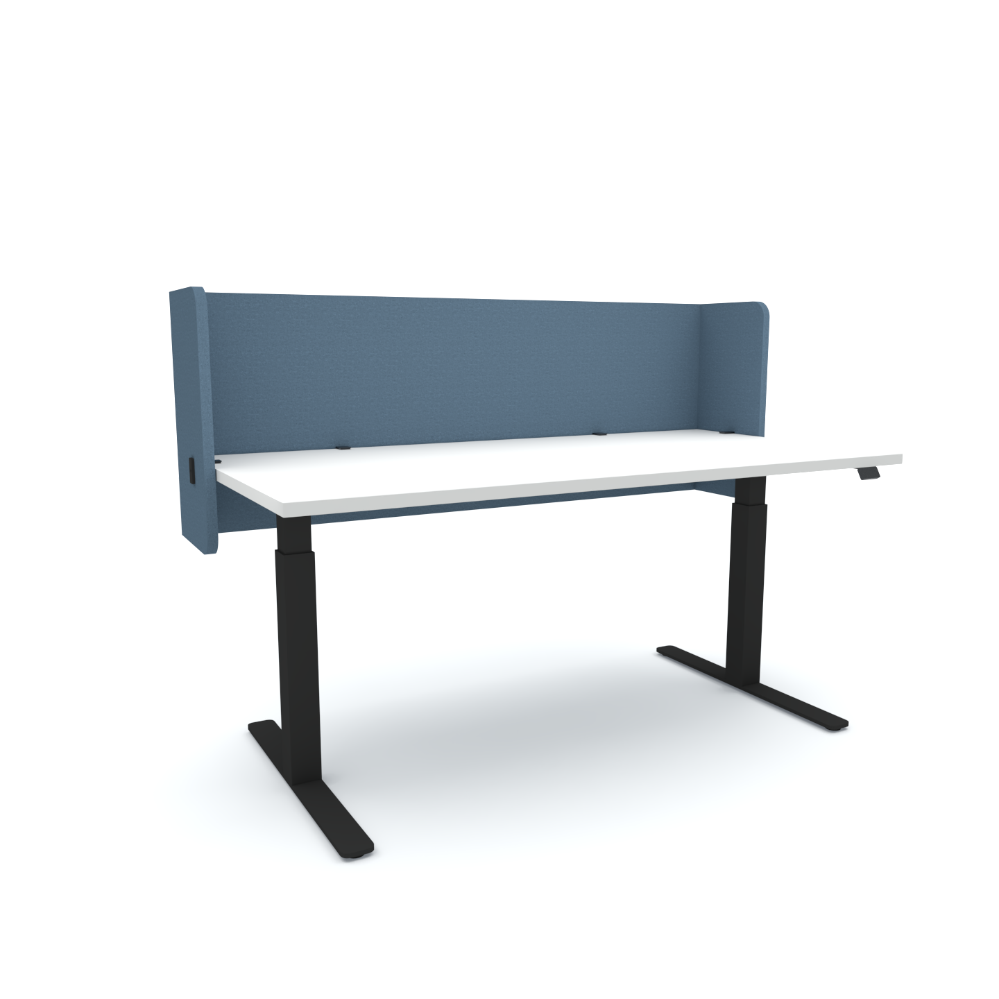Acoustic Desk Privacy Screen Pod - 1500mm x 24mm x 600mm Soundproof Office Partition - Multiple Color Options for Home & Office Workspaces