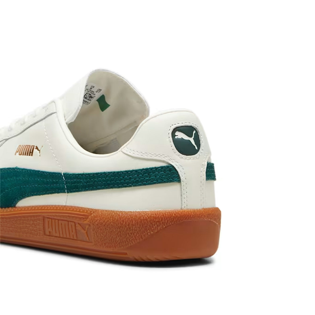 Army Trainer Sneakers - Warm White & Dark Myrtle Colorway | Comfortable Military-Style Shoes for Outdoor Hiking & Casual Wear