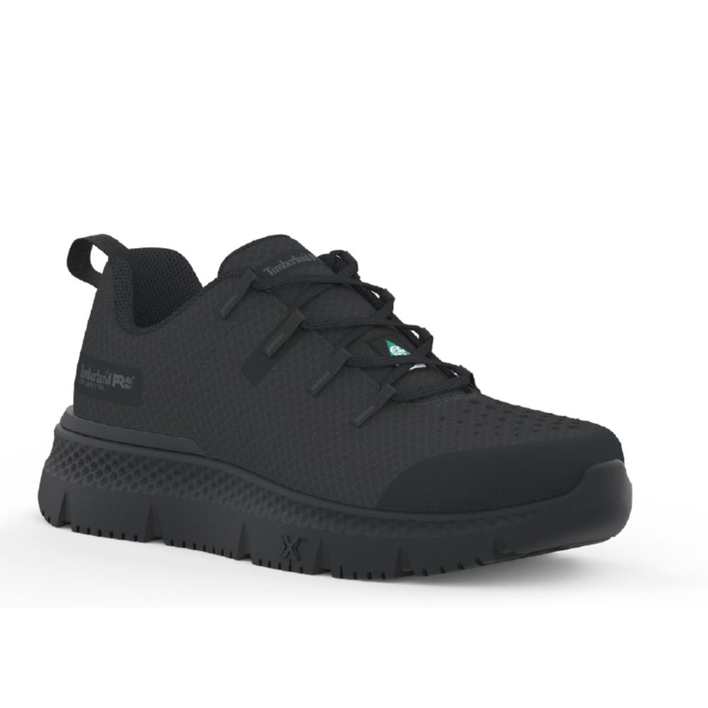 Timberland PRO Intercept TB0A5ZX3001 Men's Steel Toe Athletic Work Shoes - Black | Slip Resistant & Comfortable for Construction, Warehouse & Outdoor Jobs