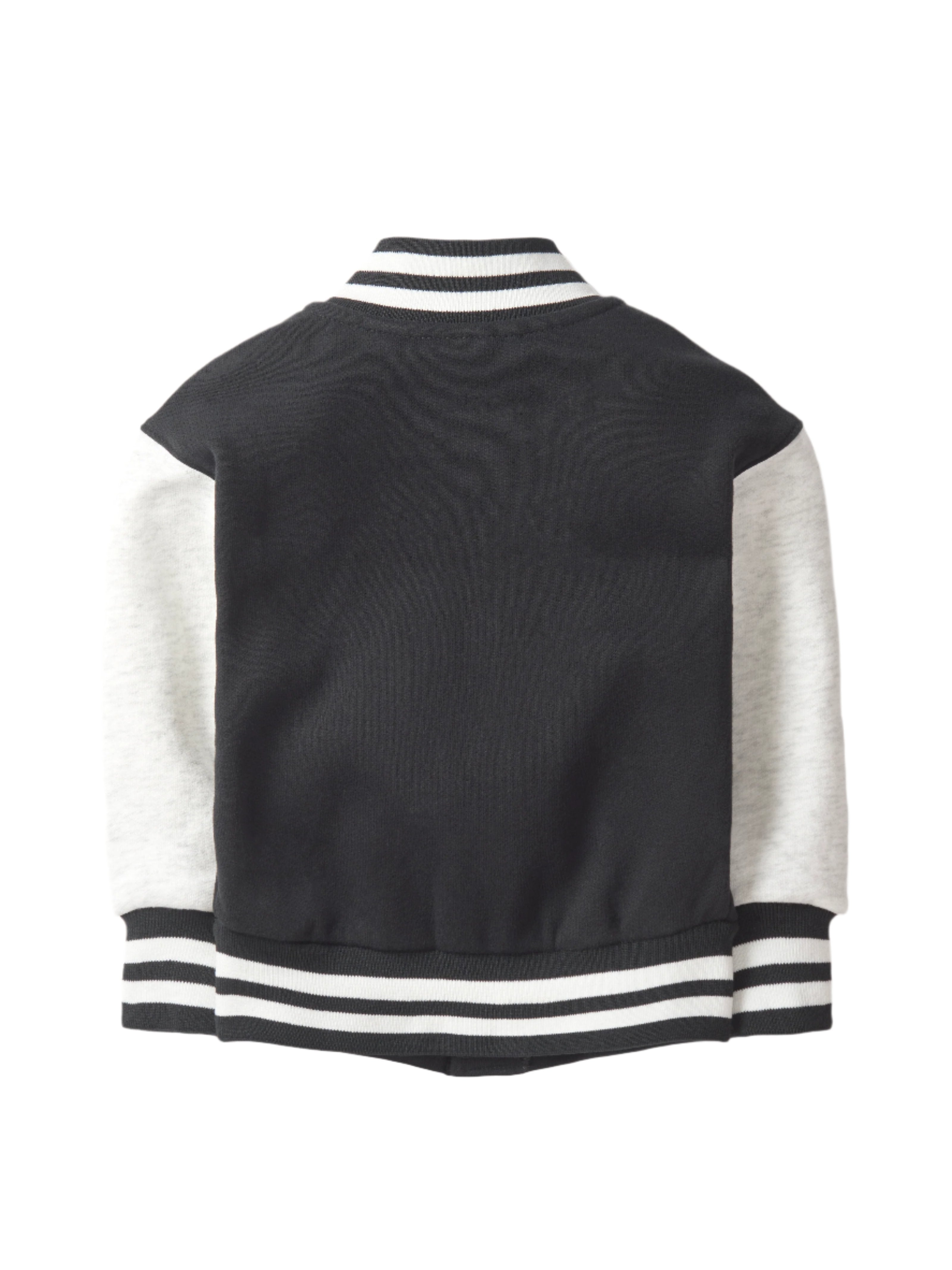 Stylish Black Varsity Jacket for Men & Women - Trendy Letterman Jacket for Casual Wear, Sports, and School Events