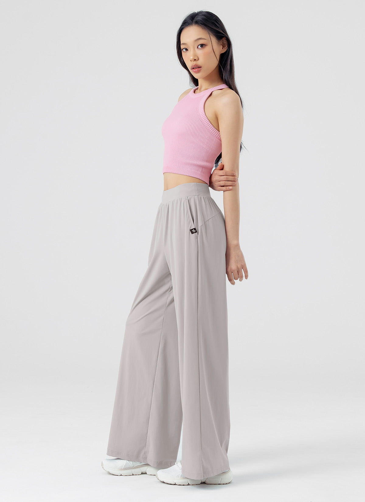 Air Freezer Cooling Wide Leg Pants for Women - Breathable Loose Fit Summer Trousers for Outdoor, Yoga & Lounge Wear