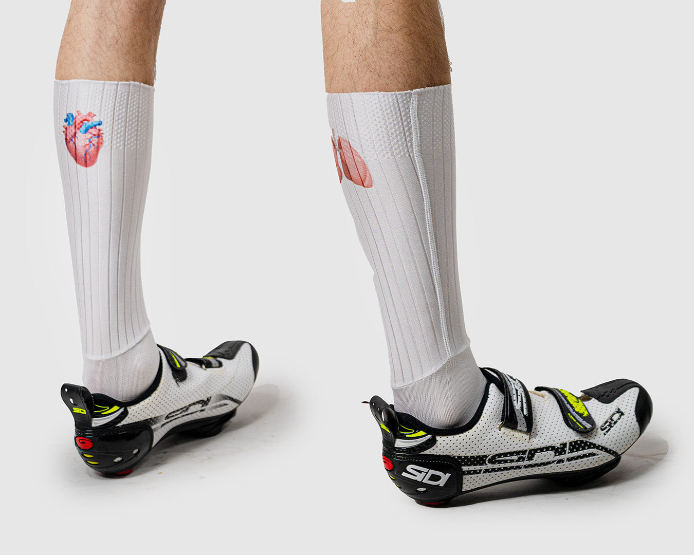 Heart & Lung Aero Socks - Breathable Compression Socks for Running, Cycling & Travel - Improve Circulation & Reduce Swelling - Perfect for Athletes & Frequent Flyers