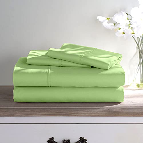 Luxury 600-Thread-Count Queen Sheet Set - 100% Egyptian Long Staple Cotton, Ultra Soft, Cooling & Breathable - 4-Piece Hotel Quality Bedding with 28