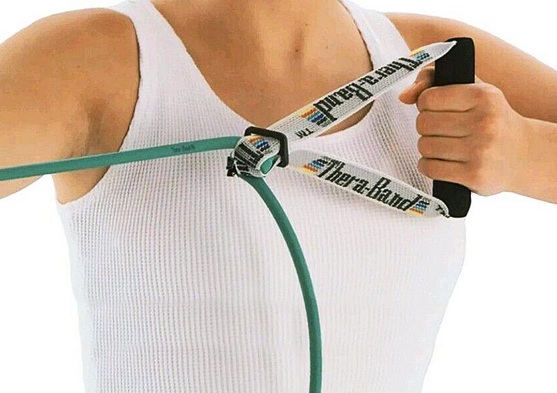 TheraBand Exercise Handles - Resistance Band Handles for Physical Therapy, Strength Training & Home Workouts - Perfect for Rehab, Fitness & Muscle Recovery
