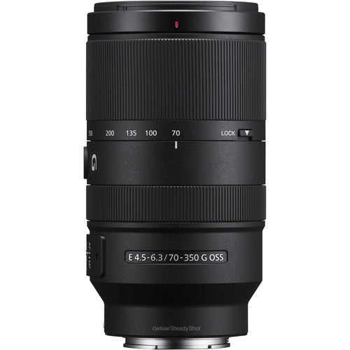 Sony E 70-350mm f/4.5-6.3 G OSS Telephoto Zoom Lens for Sony E-Mount Cameras - Perfect for Wildlife, Sports & Travel Photography