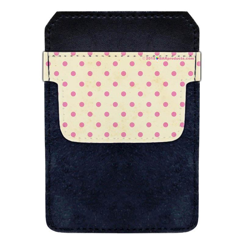 DekoPokit™ Bottle Opener & Back Pocket Protector - Pink and Tan Polka Dots Design | Compact & Durable for Outdoor, Camping, Parties & Everyday Carry