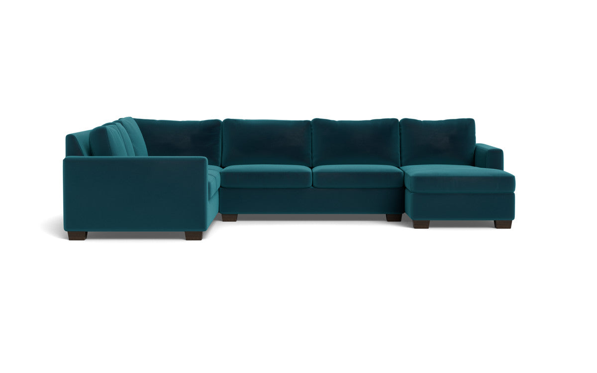 Track 141 Modern L-Shaped Sectional Sofa with Right Chaise Lounge - Perfect for Living Room, Home Theater & Family Gatherings