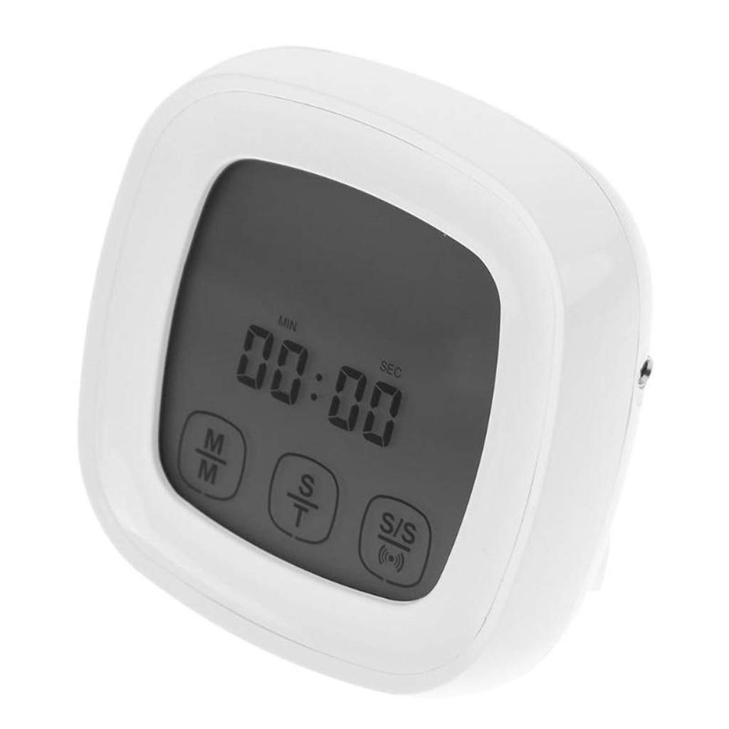 Digital Meat Thermometer with Touch Timer - Instant Read BBQ Food Probe for Grilling, Smoking, Roasting - Perfect for Steak, Chicken, Turkey & More