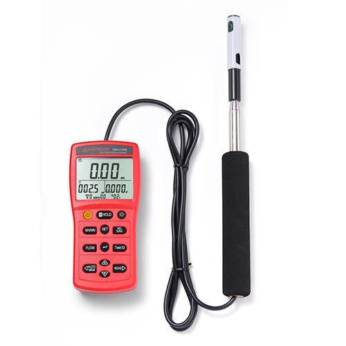 Amprobe TMA 21HW Digital Hot Wire Anemometer - HVAC Air Flow Meter for Measuring Wind Speed, Temperature & CFM - Ideal for HVAC Technicians, Industrial Use & Home Improvement Projects
