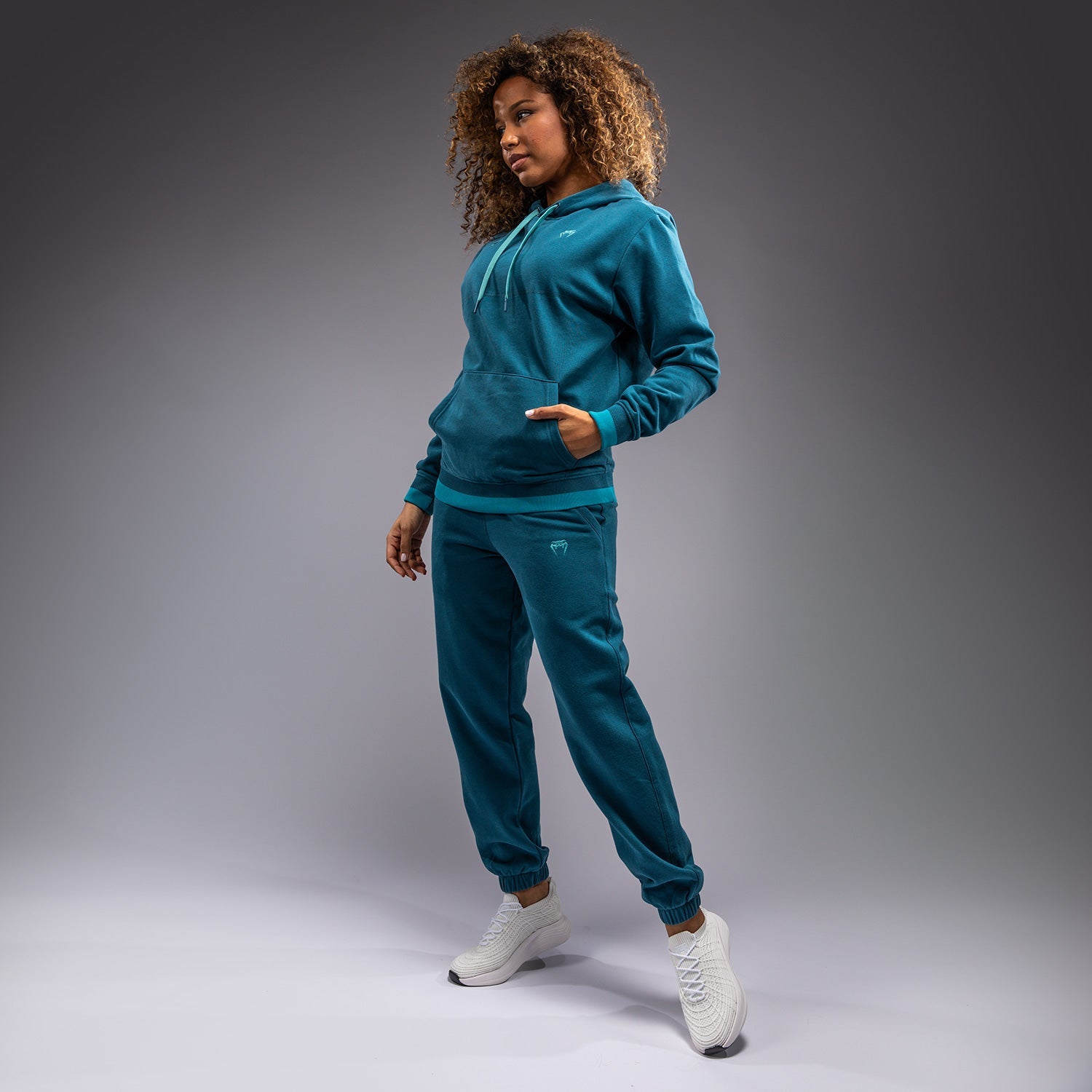 Venum x Demi Hoodie - Azur Blue Pullover Sweatshirt for Men & Women | Streetwear Fashion, Gym & Casual Wear
