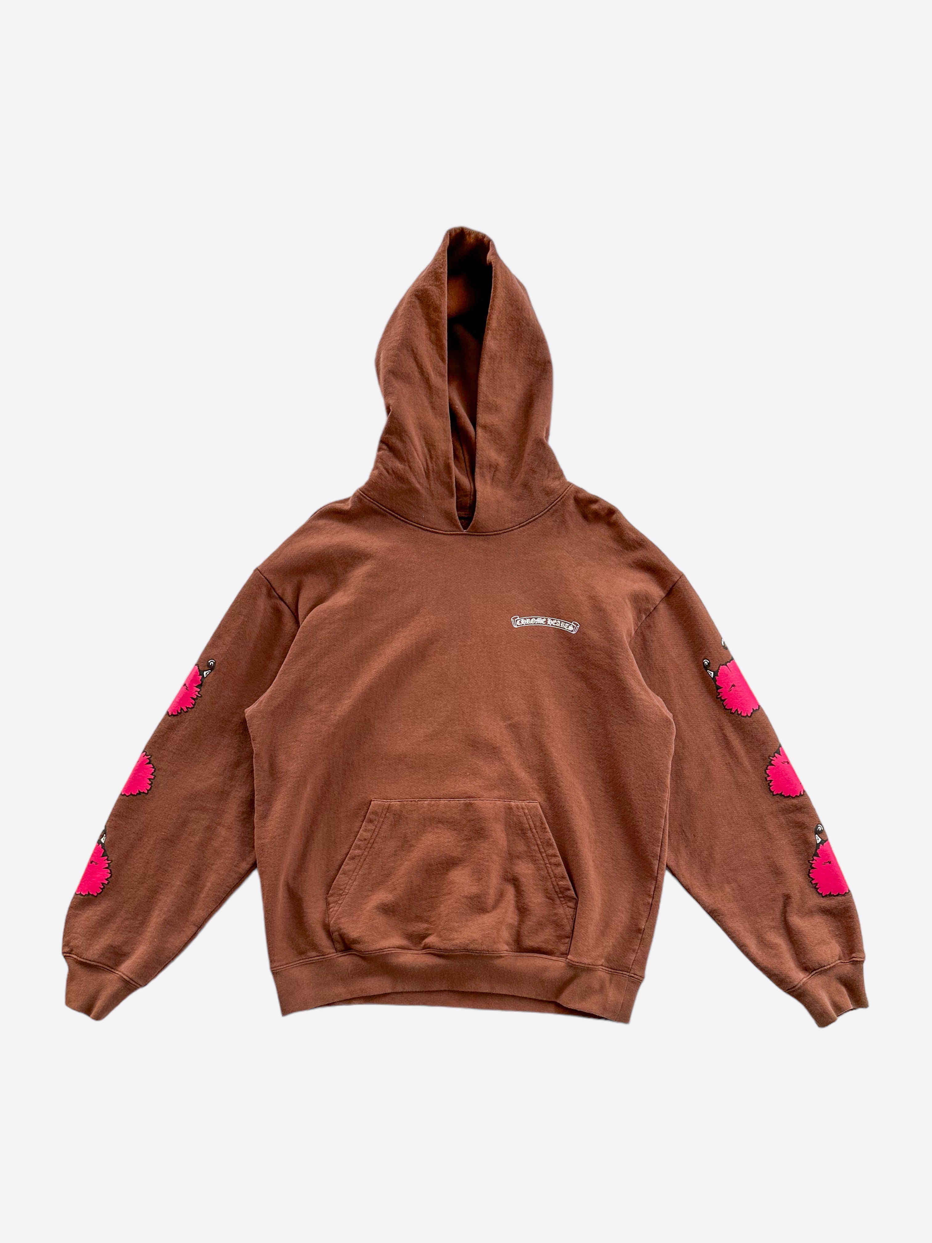 Chrome Hearts Matty Boy Brown Structured Hoodie for Men - Stylish Streetwear & Casual Wear for Everyday Outfits