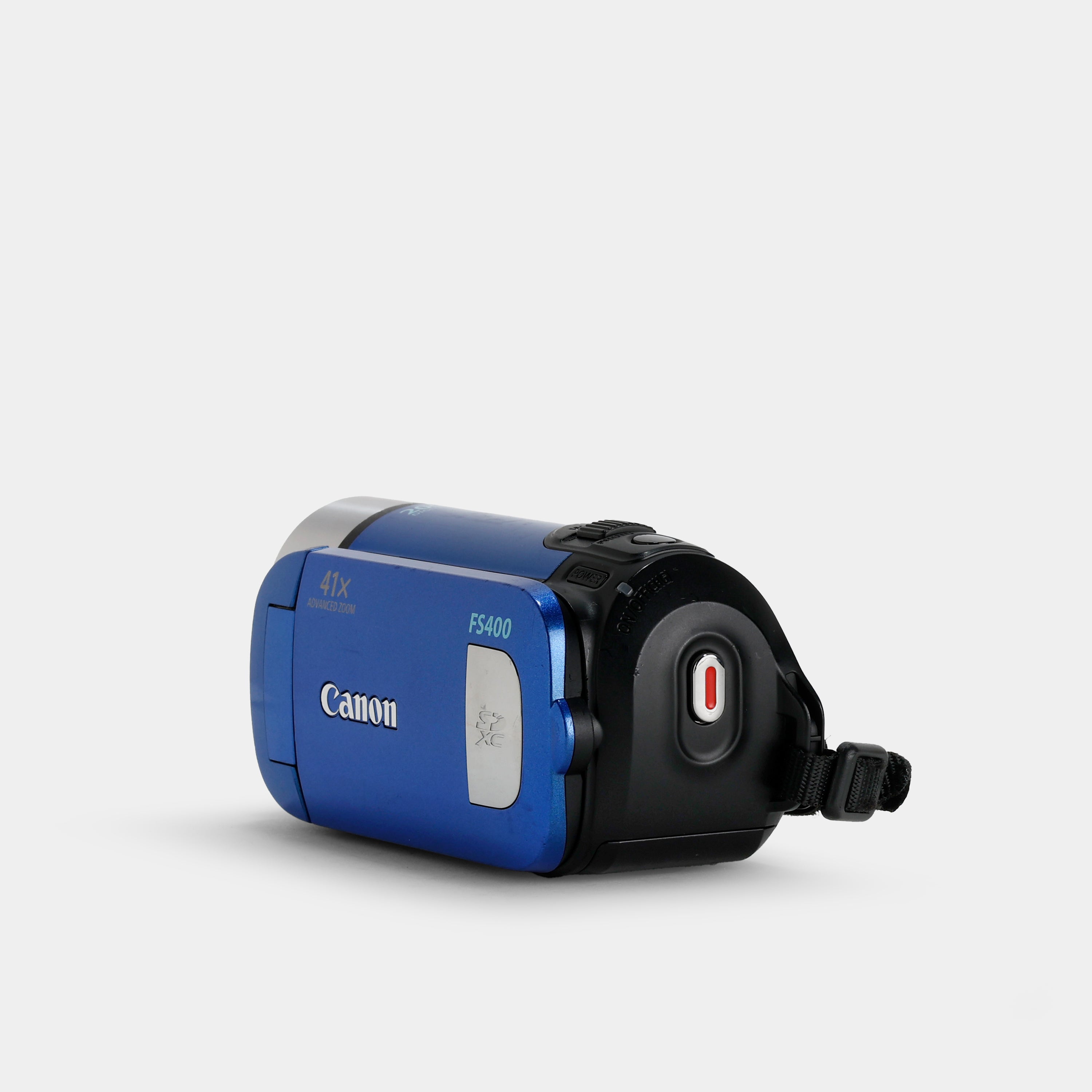 Canon FS400 Blue Digital Video Camcorder - Full HD 1080p Handheld Camcorder with 32x Optical Zoom, Image Stabilization & 3.0