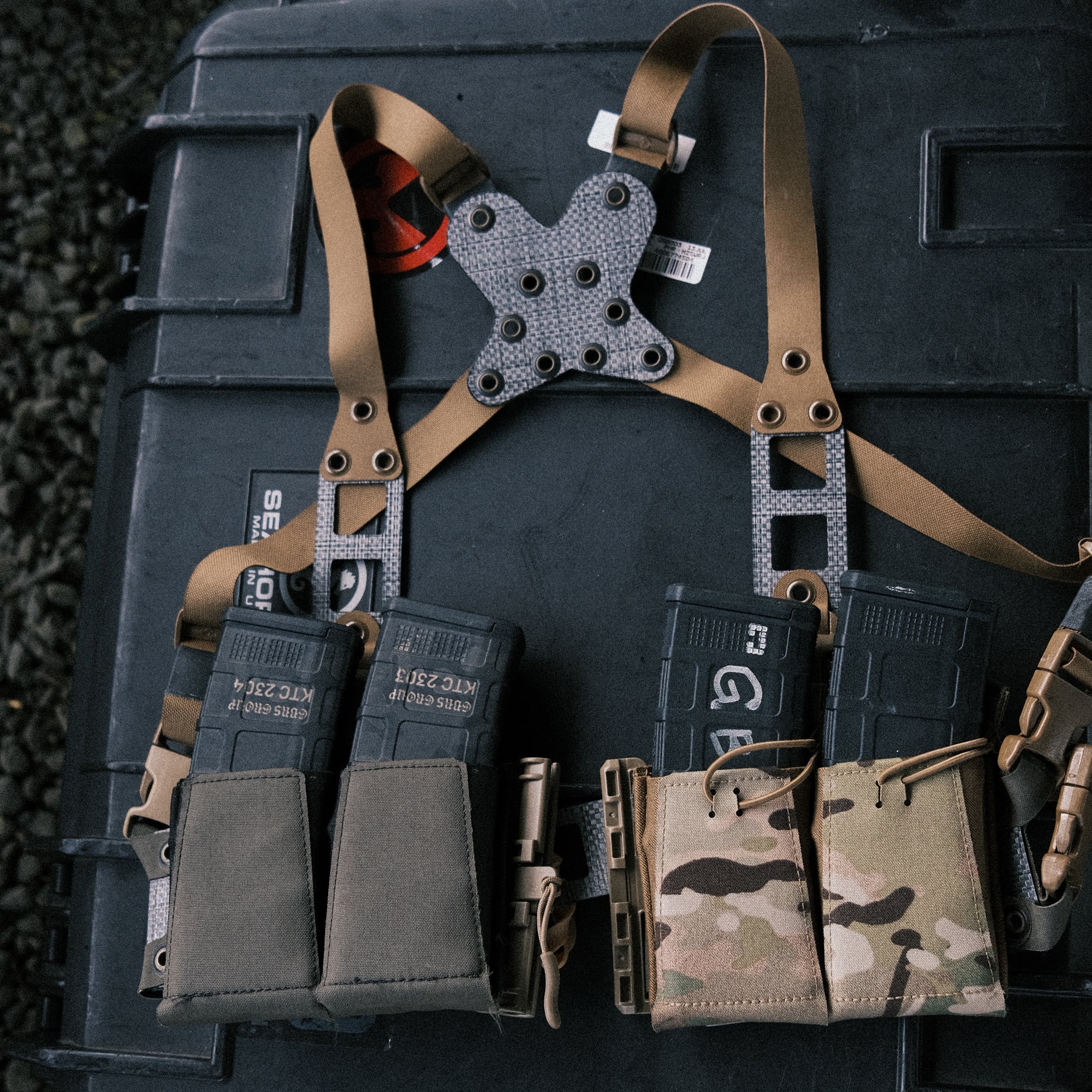 GBRS Group Modular Chest Rig Split Kit – Tactical Gear for Military & Outdoor Enthusiasts | Made in USA | Perfect for Airsoft, Hunting & Range Training