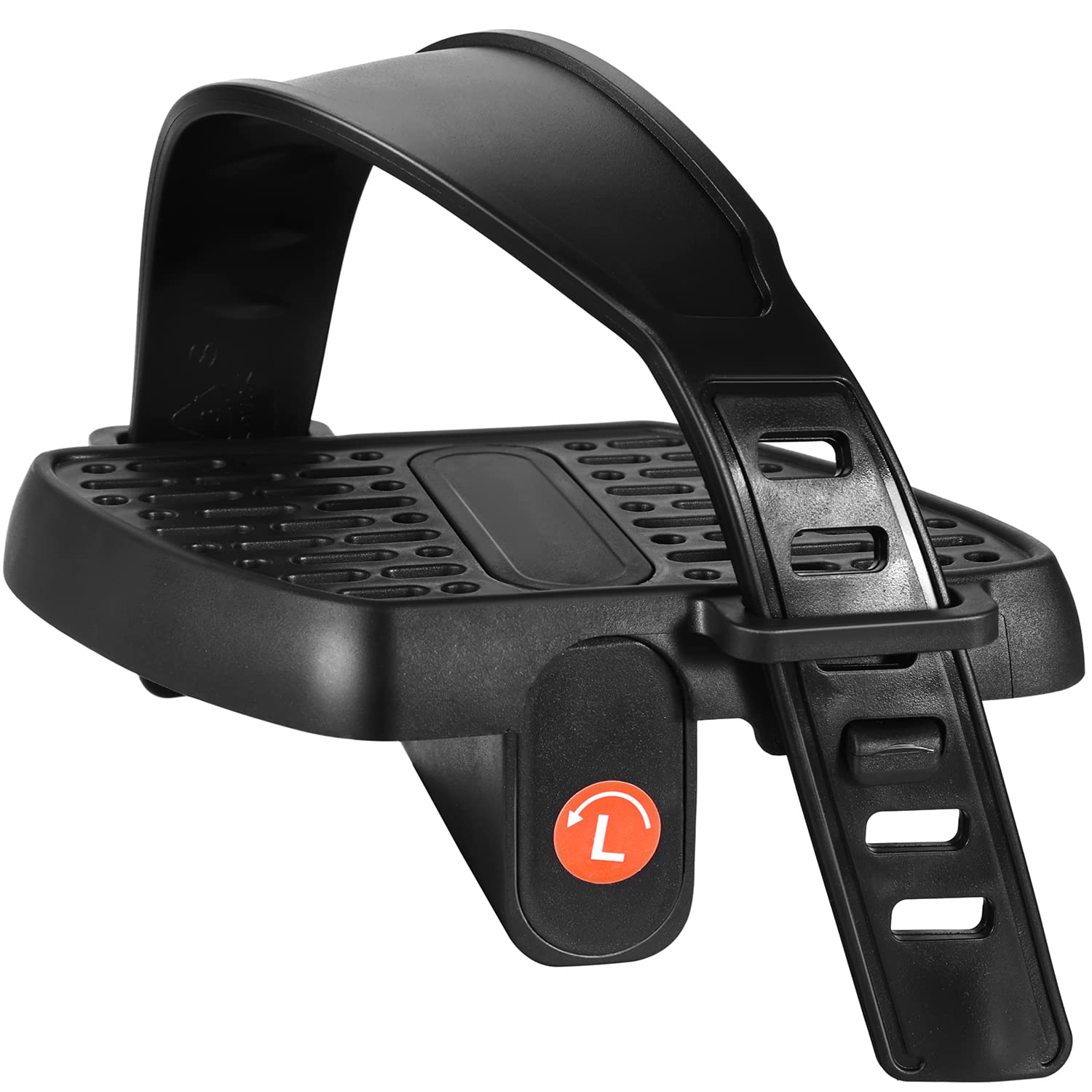 ZERAY Dual Platform Spin Bike Pedals - Indoor Cycling Pedals with Clips & Straps, Compatible with Shimano SPD & Peloton Bikes - Perfect for Home Gym, Spin Class & Cardio Workouts