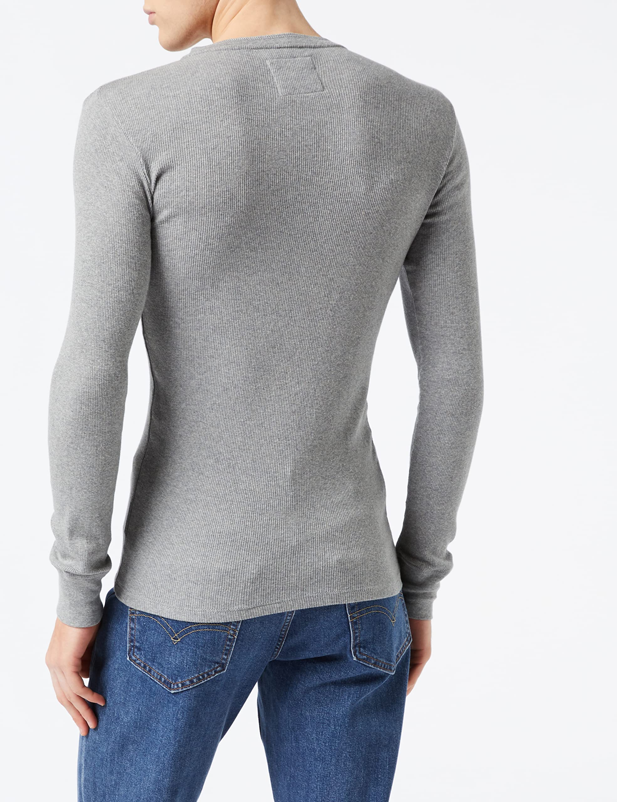 Levi's Men's 300ls Long Sleeve Henley Shirt - Classic Cotton Crewneck Tee for Casual Wear, Work & Everyday Outfits