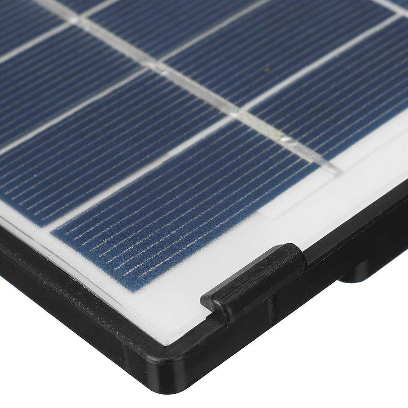 LOSOO 6W Solar Panel for Outdoor Security Cameras - Eco-Friendly Solar Charger with Ultra Charging Socket for Battery Spotlight Cam | Perfect for Home Surveillance, Wildlife Monitoring & Off-Grid Security Systems