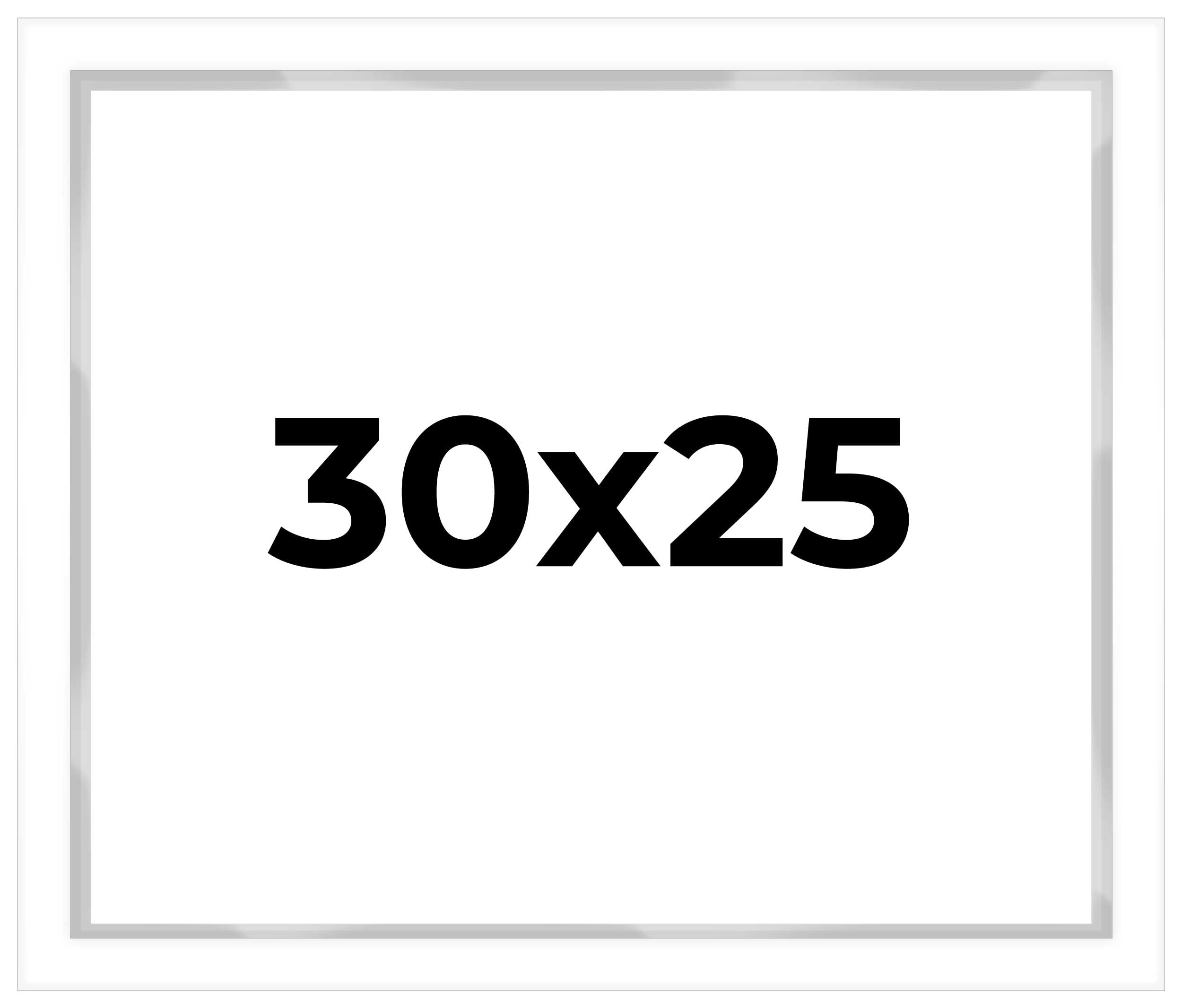 30x25 White Shadow Box Display Frame - 1 Inch Deep, 1.5 Inch Wide Moulding with Shatter-Resistant Acrylic & Acid-Free Foamboard - Perfect for Memorabilia, Photos, and Artwork Display