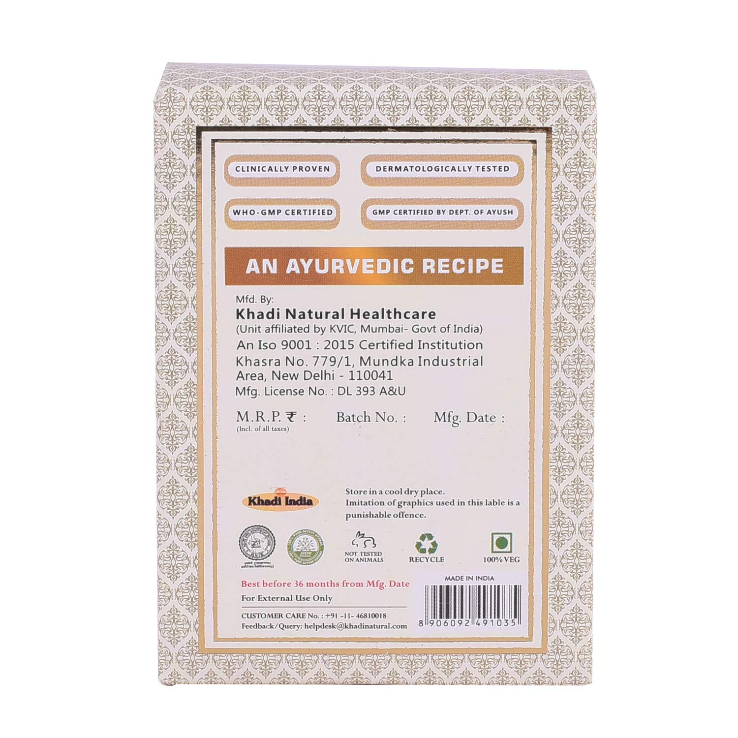 KHADI NATURAL Pure Rose Essential Oil - 15ml for Hydrating Skin, Aromatherapy & Stress Relief | 100% Natural Therapeutic Grade | Perfect for Massage, Diffusers & DIY Beauty Products