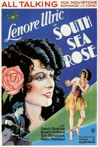 South Sea Rose Vintage Movie Poster 11x17 Inches - Perfect for Home Theater Decor, Man Cave, or Retro Film Lover's Collection