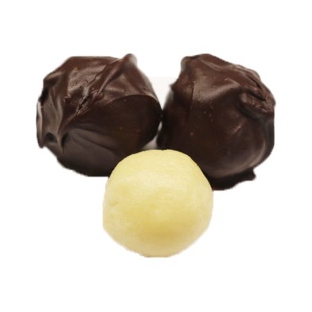 Dark Chocolate Lemon Marzipan Truffles - 8oz Pastel Gift Box for Holidays & Gifting