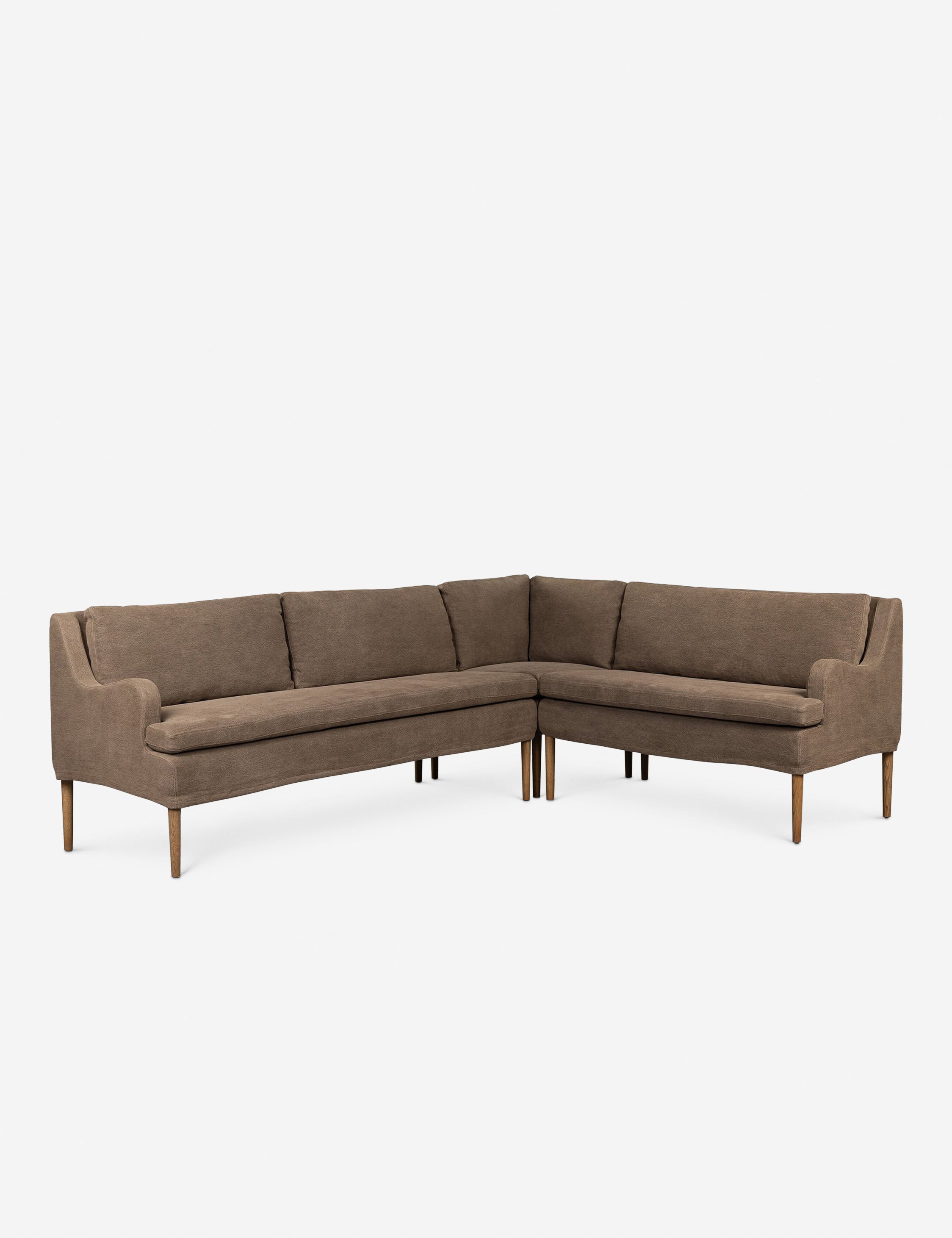 Aurelia Dining Banquette by Amber Lewis x Four Hands - Modern Upholstered Bench for Dining Room, Kitchen Nook & Entryway - Perfect for Small Space Seating and Stylish Home Decor