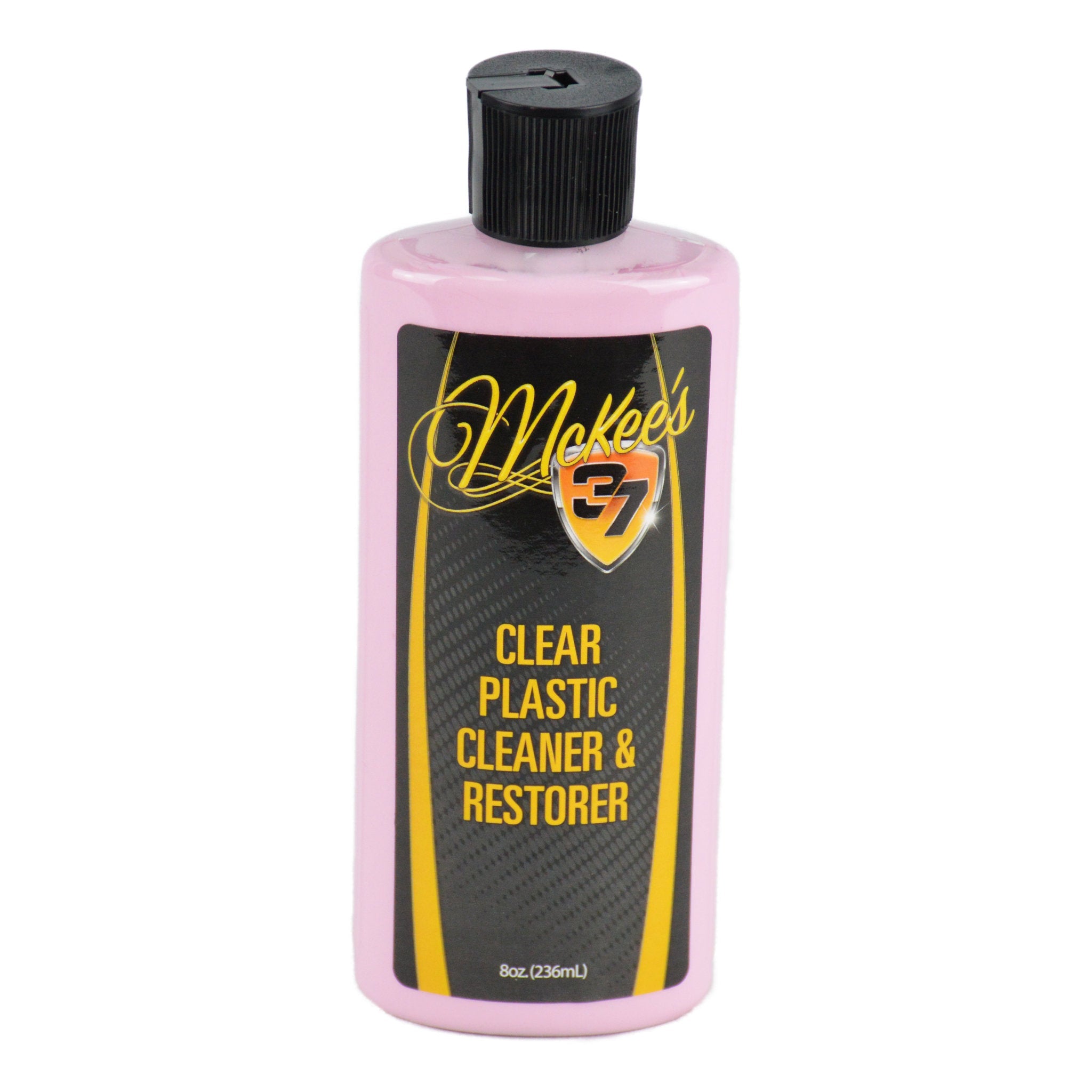 McKee's 37 Clear Plastic Cleaner & Restorer - Headlight & Plastic Restoration Kit for Cars, Motorcycles, Boats - Removes Oxidation & Yellowing for Crystal Clear Visibility