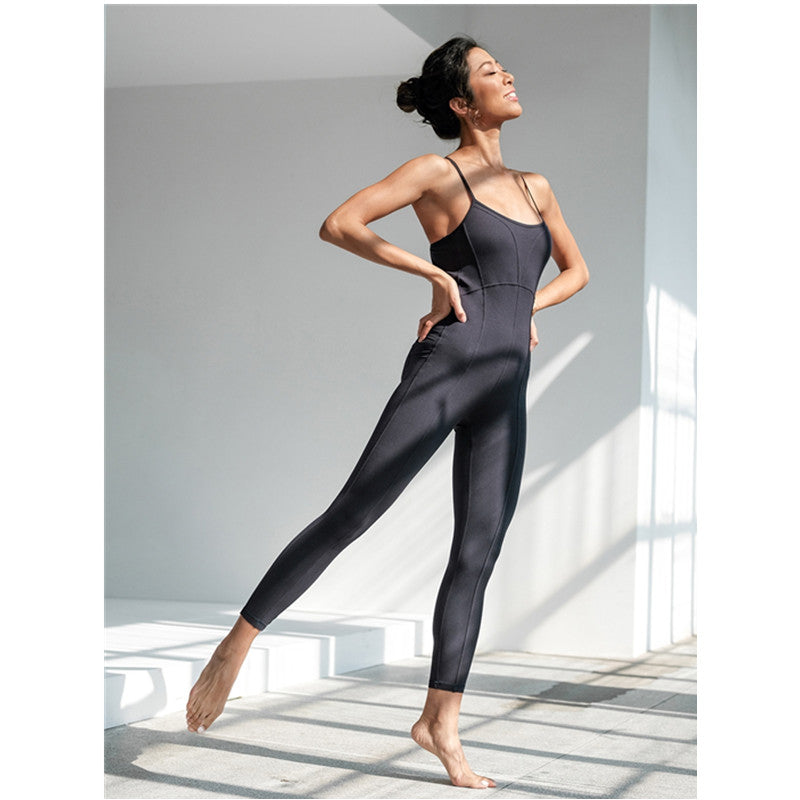 Women's Yoga Jumpsuit - Breathable Tight Gym Fitness Sportswear Set for Yoga, Pilates & Workout | Perfect for Studio, Home Exercise & Active Lifestyle