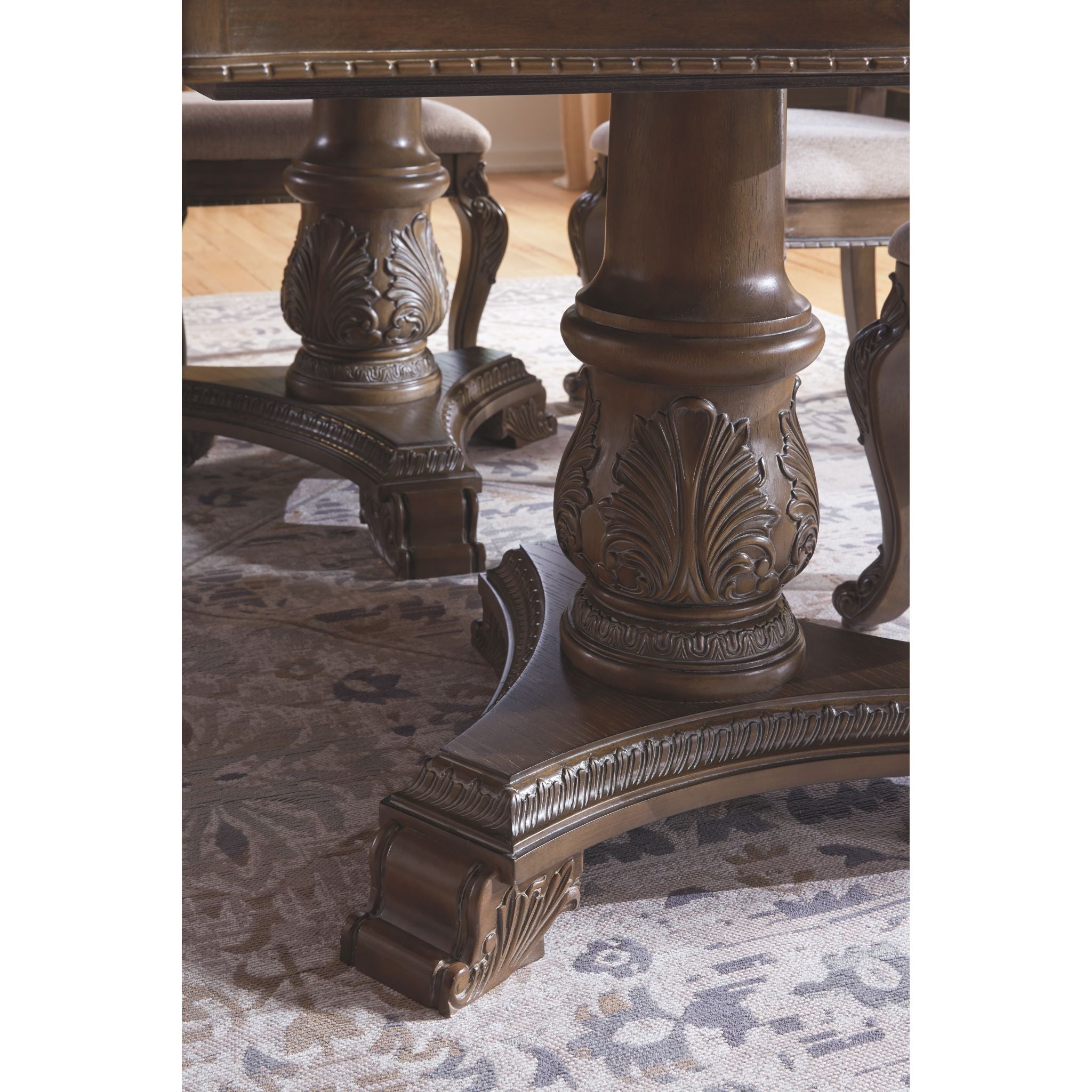 Charmond 5-Piece Dining Set - Modern Wooden Table & 4 Chairs for Kitchen, Dining Room - Perfect for Family Meals & Entertaining Guests