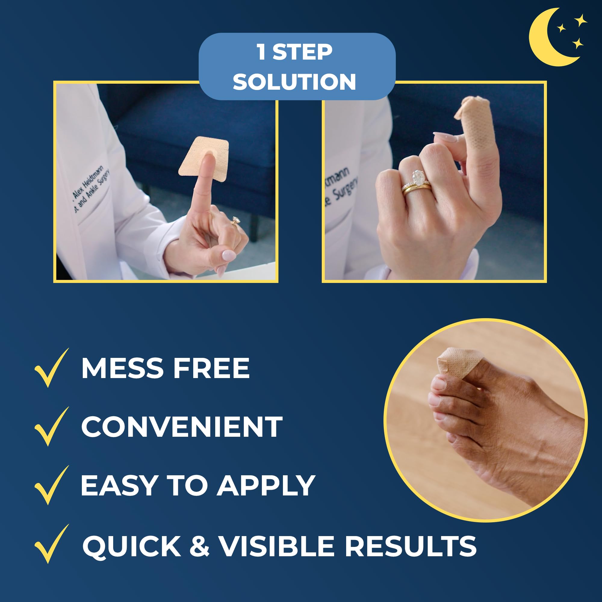 Kerasal Nighttime Renewal Fungal Nail Patches - 14 Patch 3 Pack | Overnight Nail Fungus Treatment for Damaged Toenails & Fingernails | 8-Hour Repair for Healthy Nails | Perfect for Athletes, Swimmers & Active Lifestyles